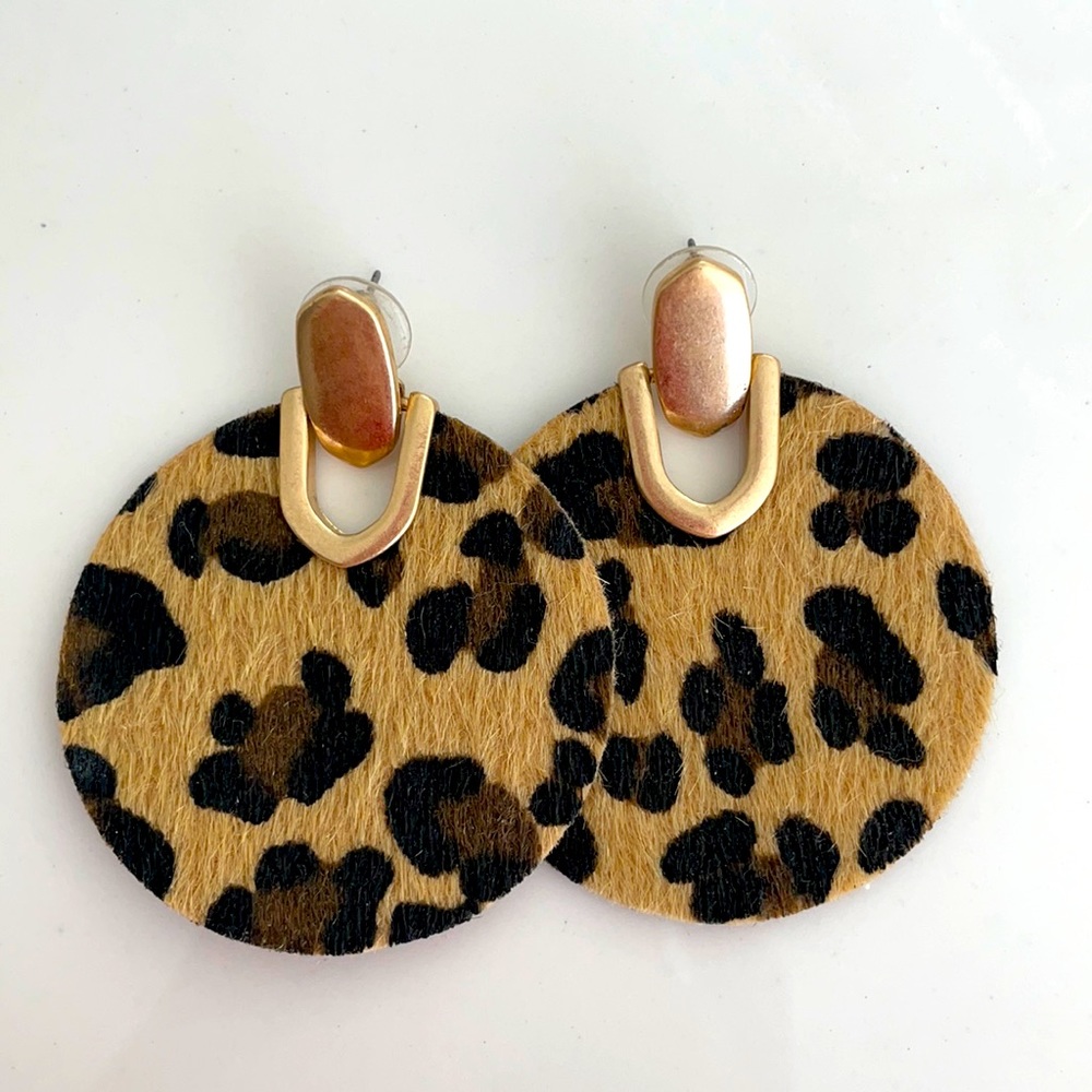 Leopard earrings
